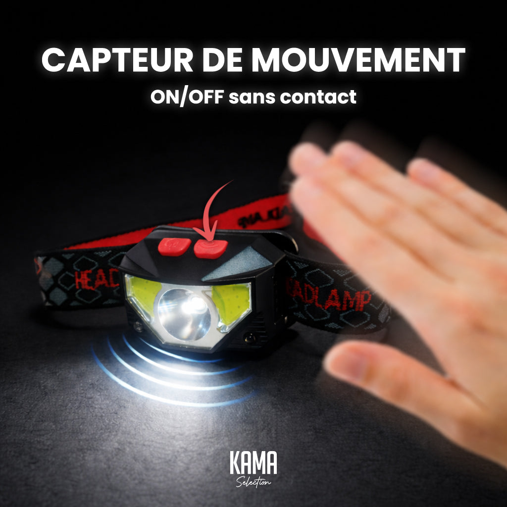 Lampe Frontale LED - Rechargeable